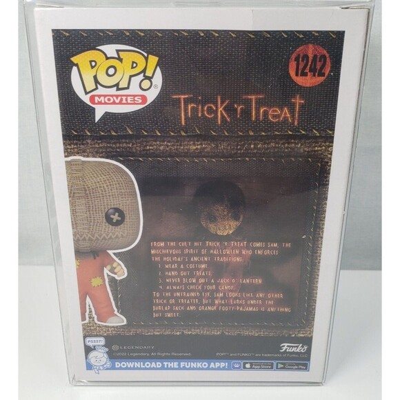 Funko POP! Movies: Trick 'r Treat SAM Figure 1242 w/ Protector - Picture 6 of 14